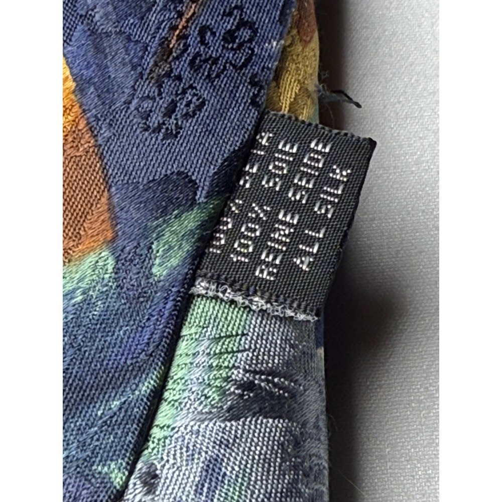 Nino Moretti 100% Silk‎ Abstract Print Handmade Italian Necktie - Picture 5 of 8
